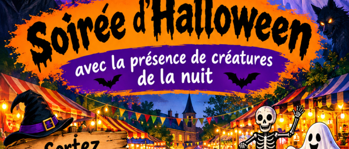 HALLOWEEN SUR LE MARCHÉ DE CORNUSSE