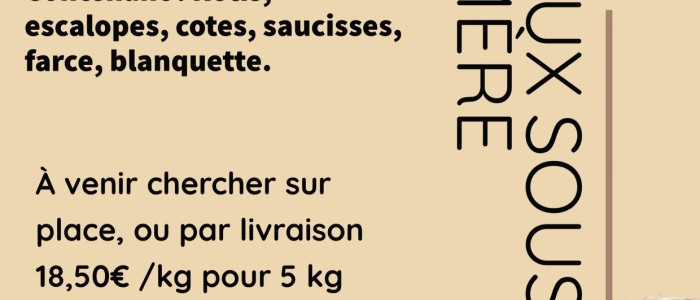 VENTE À LA FERME