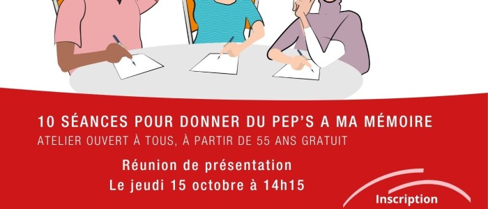 Ateliers PEPS Eurêka - Gardez votre mémoire en pleine forme