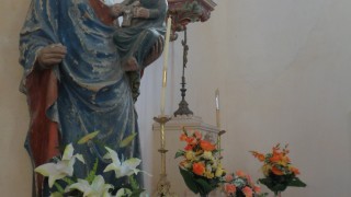 L'autel de la Chapelle de la Vierge Marie